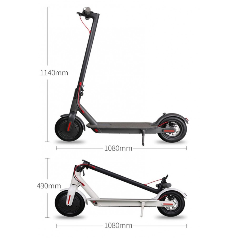 Folding electric scooter X8 For Adult With aluminum alloy Body And ...